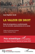 Cover: La valeur en droit - Editions L'Harmattan