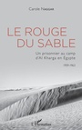 Cover: Le Rouge du sable - Editions L'Harmattan