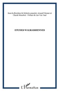 Cover: Etudes walrassiennes - Editions L'Harmattan