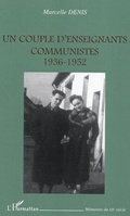 Cover: Un couple d'enseignants communistes - Editions L'Harmattan