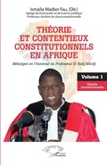 Cover: Th&eacute;orie et contentieux constitutionnels en Afrique - Editions L'Harmattan