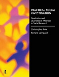 Cover: Practical Social Investigation - Prentice-Hall