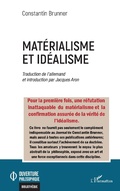 Cover: Mat&eacute;rialisme et id&eacute;alisme - Editions L'Harmattan