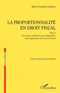 Cover: La proportionnalit&eacute; en droit fiscal - Editions L'Harmattan