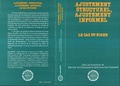 Cover: Ajustement structurel, ajustement informel - Editions L'Harmattan