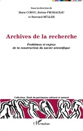 Cover: Archives de la recherche - Editions L'Harmattan