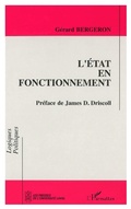 Cover: L'&eacute;tat en fonctionnement - Editions L'Harmattan