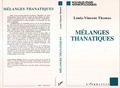 Cover: M&eacute;langes thanatiques - Editions L'Harmattan