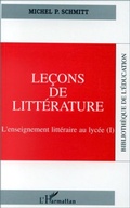 Cover: Le&ccedil;on de litt&eacute;rature - Editions L'Harmattan