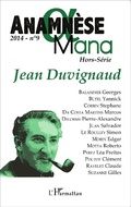 Cover: Jean Duvignaud - Editions L'Harmattan