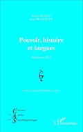 Cover: Pouvoir, histoire et langues - Editions L'Harmattan