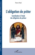Cover: L'obligation de pr&ecirc;ter - Editions L'Harmattan