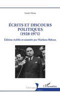 Cover: Ecrits et discours politiques (1928-1971) - Editions L'Harmattan