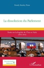 Cover: La dissolution du Parlement - Editions L'Harmattan