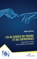 Cover: L'IA au service du travail et des entreprises - Editions L'Harmattan