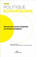 Cover: Gouverner (avec) l'opinion au niveau europ&eacute;en - Editions L'Harmattan