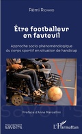 Cover: Etre footballeur en fauteuil - Editions L'Harmattan