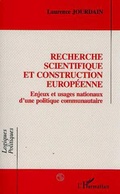 Cover: Recherche scientifique et construction europ&eacute;enne - Editions L'Harmattan