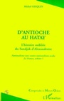 Cover: ANTIOCHE (D)'AU HATAY - Editions L'Harmattan