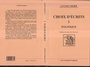 Cover: Choix d'écrits - Editions L'Harmattan