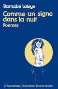 Cover: Comme un signe dans la nuit - Editions L'Harmattan