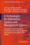Cover: AI Technologies for Information Systems and Management Science - Springer