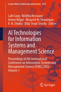 Abbildung von: AI Technologies for Information Systems and Management Science - Springer