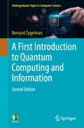 Cover: A First Introduction to Quantum Computing and Information - Springer