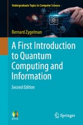 Cover: A First Introduction to Quantum Computing and Information - Springer