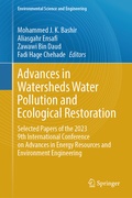 Cover: Advances in Watersheds Water Pollution and Ecological Restoration - Springer