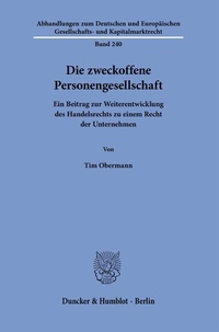 Abbildung von: Die zweckoffene Personengesellschaft - fibre
