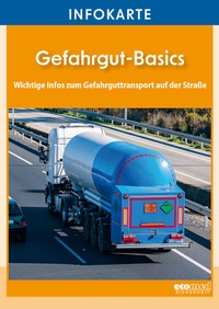 Abbildung von: Infokarte Gefahrgut-Basics - ecomed Storck