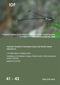 Cover: Faunistic Studies in South-East Asian and Pacific Island Odonata - NIBUK