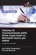 Cover: Sistema di riconoscimento della firma come SaaS su Microsoft Azure per tablet - Edizioni Sapienza