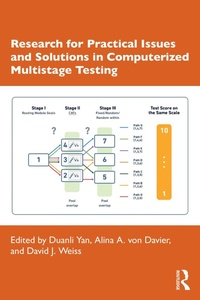 Enlarge image Cover: Research for Practical Issues and Solutions in Computerized Multistage Testing - Routledge