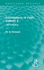 Cover: Foundations of Faith Volume 2 - Routledge