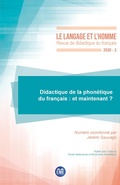 Cover: Didactique de la phon&eacute;tique du fran&ccedil;ais : et maintenant ? - EME Editions