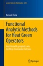 Cover: Functional Analytic Methods for Heat Green Operators - Springer