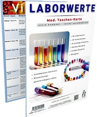 Abbildung von: Laborwerte - extra kompakt & leicht verständlich - Faltkarte A6 - Patienten-Ratgeber & Fachliteratur - Hawelka, Uwe