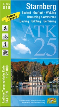 Abbildung von: ATK25-O10 Starnberg (Amtliche Topographische Karte 1:25000) - Landesamt für Digitalisierung, Breitband und Vermessung, Bayern