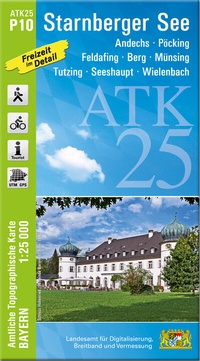 Abbildung von: ATK25-P10 Starnberger See (Amtliche Topographische Karte 1:25000) - Landesamt für Digitalisierung, Breitband und Vermessung, Bayern