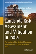 Cover: Landslide Risk Assessment and Mitigation in India - Springer