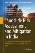 Cover: Landslide Risk Assessment and Mitigation in India - Springer