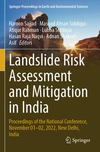 Enlarge image Cover: Landslide Risk Assessment and Mitigation in India - Springer