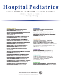 Abbildung von: Hospital Pediatrics - American Academy of Pediatrics