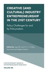 Abbildung von: Creative (and Cultural) Industry Entrepreneurship in the 21st Century - Emerald Publishing Limited