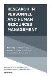 Abbildung von: Research in Personnel and Human Resources Management - Emerald Publishing Limited