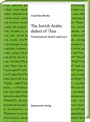 Cover: The Jewish Arabic dialect of ?Ana - Harrassowitz Verlag