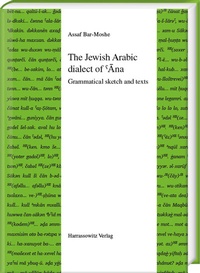 Abbildung von: The Jewish Arabic dialect of ?Ana - Harrassowitz Verlag