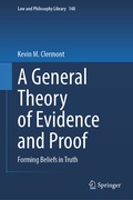 Cover: A General Theory of Evidence and Proof - Springer